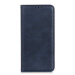 Split Leather Auto-absorbed Anti-drop Shockproof Wallet Stand Phone Cover for Xiaomi 11T/11T Pro