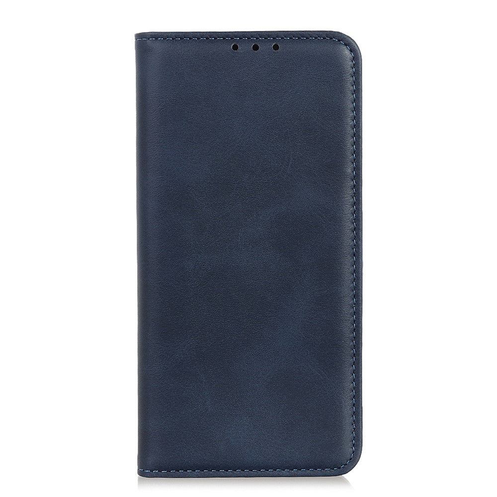 Split Leather Auto-absorbed Anti-drop Shockproof Wallet Stand Phone Cover for Xiaomi 11T/11T Pro