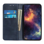 Split Leather Auto-absorbed Anti-drop Shockproof Wallet Stand Phone Cover for Xiaomi 11T/11T Pro