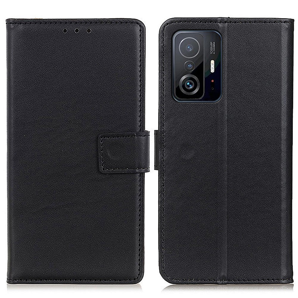 Full Protection Wallet Stand Design PU Leather Magnetic Clasp Flip Phone Case for Xiaomi 11T/11T Pro