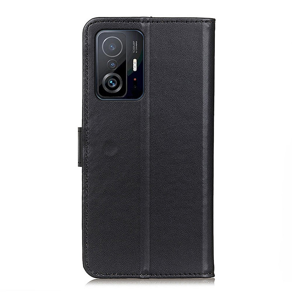 Full Protection Wallet Stand Design PU Leather Magnetic Clasp Flip Phone Case for Xiaomi 11T/11T Pro