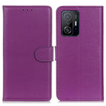 Classic Litchi Texture Anti-Drop Anti-Shock Wallet Stand Leather Phone Case Cover for Xiaomi 11T/11T Pro