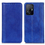 Litchi Texture Auto-absorbed Anti-drop Well-protected Split Leather Phone Cover Case with Wallet Stand for Xiaomi 11T/11T Pro
