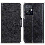 Nappa Texture Wallet Stand Fit Split Leather Flip Phone Protective Shell for Xiaomi 11T / 11T Pro