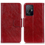 Nappa Texture Wallet Stand Fit Split Leather Flip Phone Protective Shell for Xiaomi 11T / 11T Pro