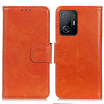 Nappa Texture Wallet Stand Fit Split Leather Flip Phone Protective Shell for Xiaomi 11T / 11T Pro