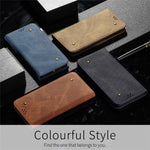 Jeans Cloth Texture Auto-absorbed Full Body Protection Stylish Wallet Design Leather Phone Case with Stand for Xiaomi 11T Pro