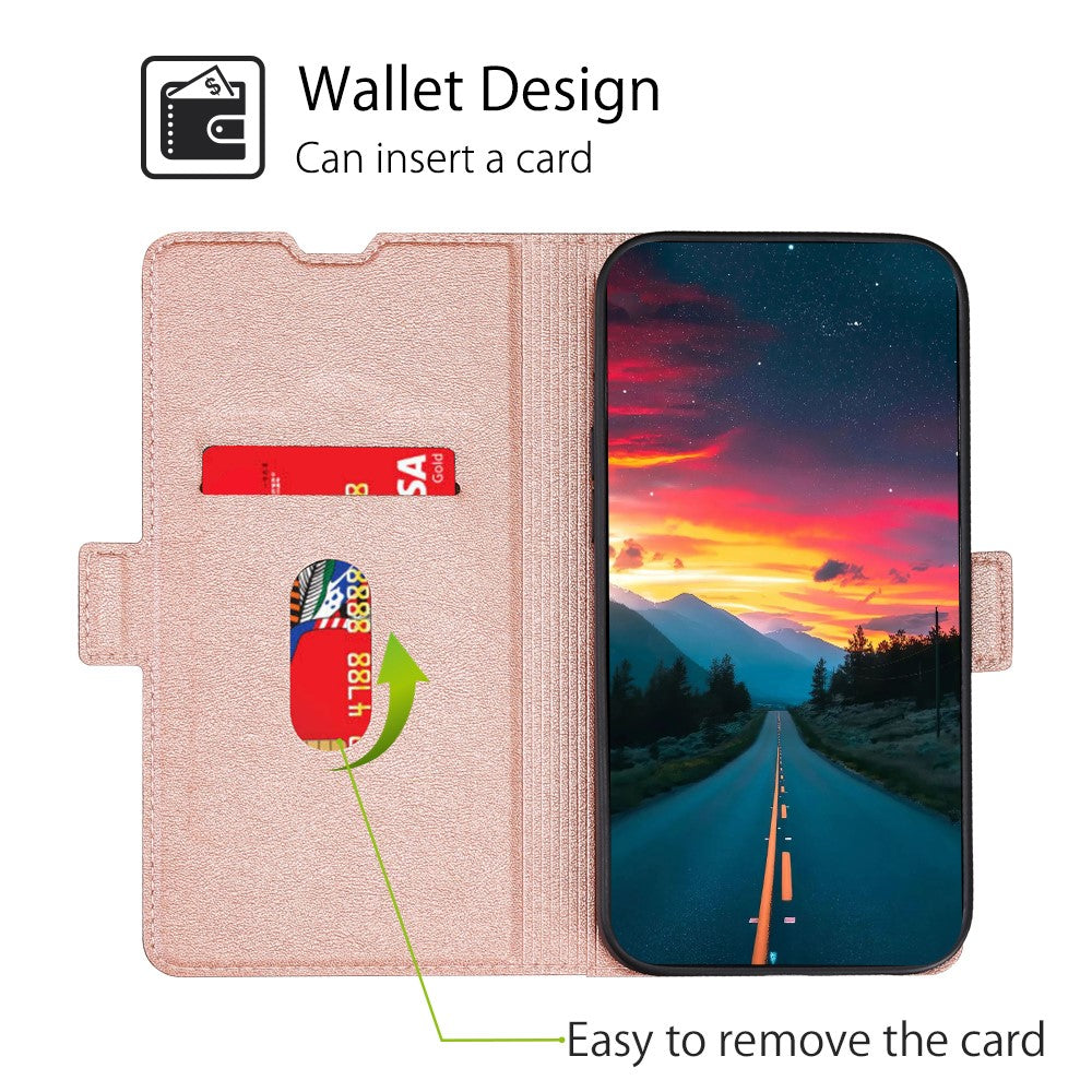 Stand Card Holder Design Ultra-thin Magnetic Clasp Leather Phone Cover Protector for Xiaomi Mi 11 Lite 4G/5G/11 Lite 5G NE