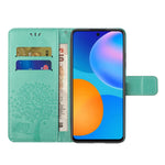 Plånboksfodral i PU-läder med prägel på uggla och träd för Xiaomi 11T / 11T Pro
