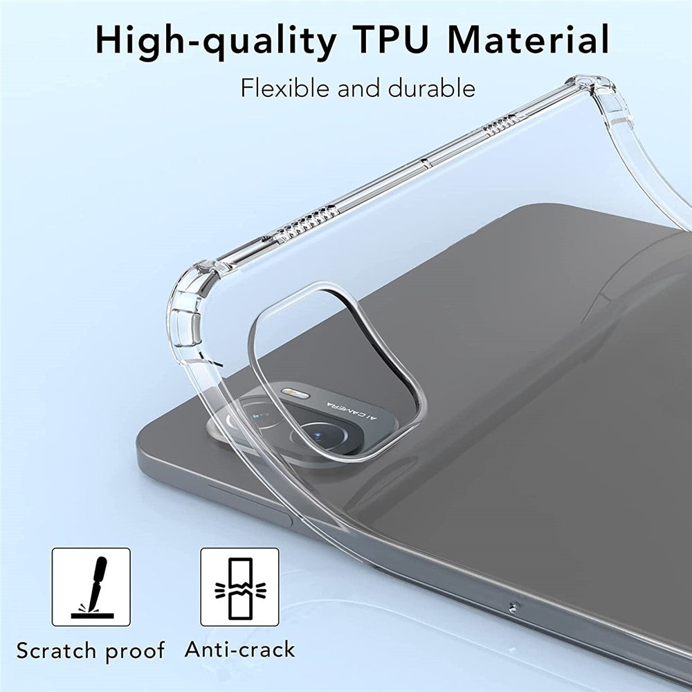 Four-Corner Airbag Shock Absorption Transparent TPU Protective Cover for Xiaomi Pad 5 / Pad 5 Pro