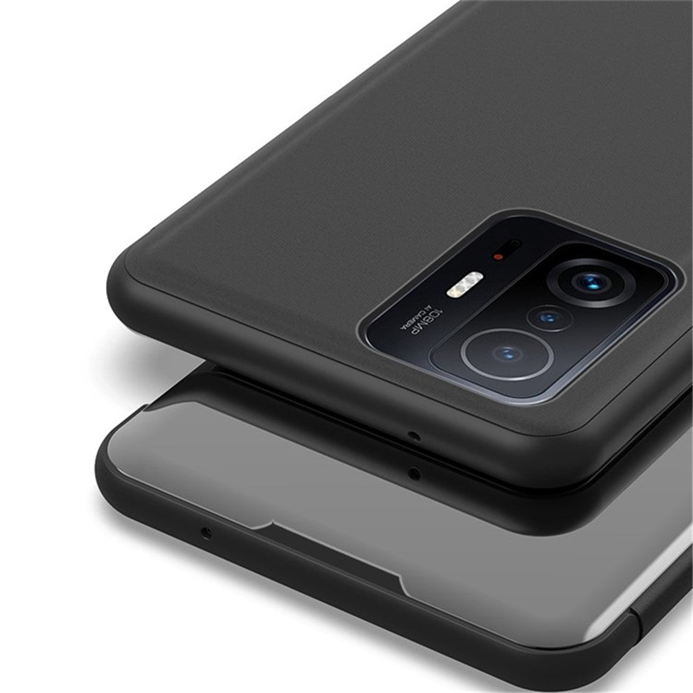 Xiaomi 11T / 11T Pro flip-læderetui med stander og fuld kropsbeskyttelse til mobiltelefon