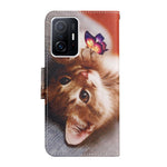 Pattern Printing Leather Protection Phone Case Wallet Stand Cover with Lanyard for Xiaomi 11T / 11T Pro