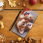Pattern Printing Leather Protection Phone Case Wallet Stand Cover with Lanyard for Xiaomi 11T / 11T Pro