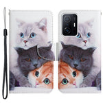 Pattern Printing Leather Protection Phone Case Wallet Stand Cover with Lanyard for Xiaomi 11T / 11T Pro