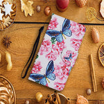 Pattern Printing PU Leather Phone Stand Wallet Case Protective Cover with Wrist Strap for Xiaomi 11T/11T Pro