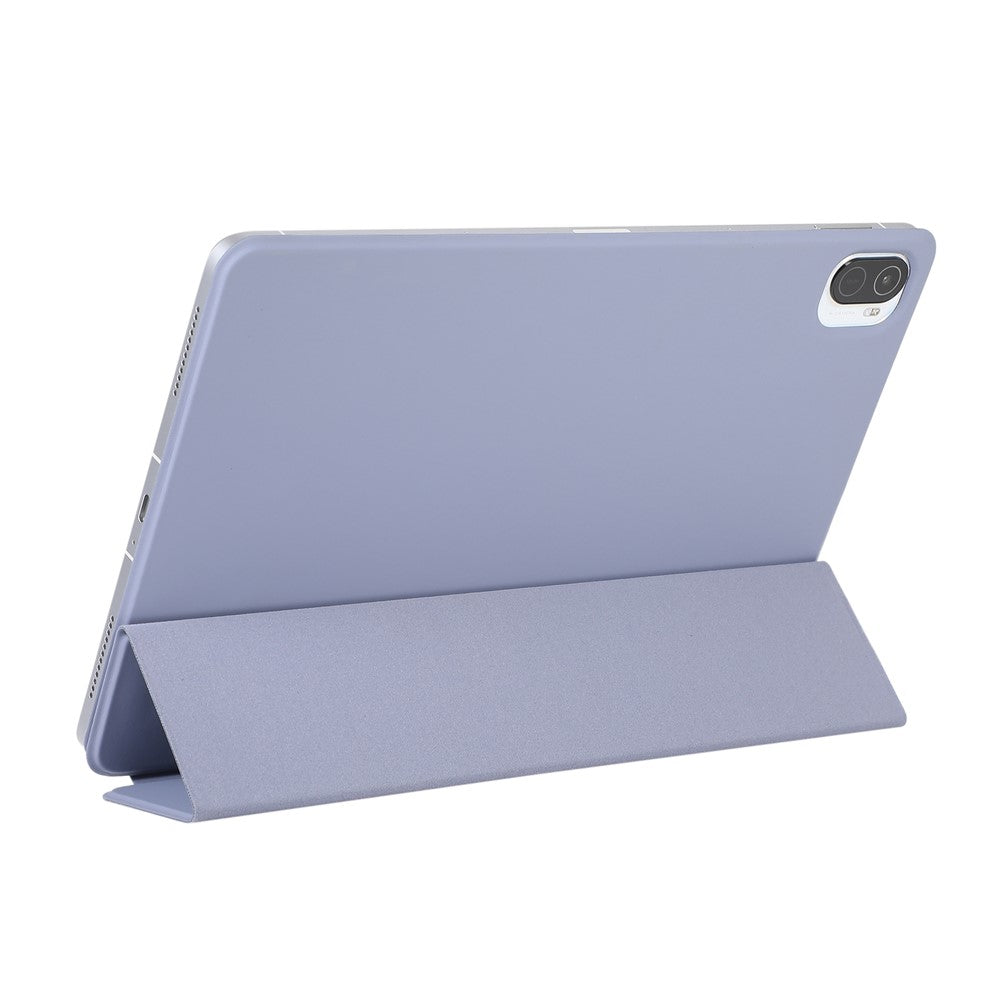 Hard PC + PU Leather Auto-Absorbed Trifold Stand Light Slim Tablet Cover Shell for Xiaomi Pad 5/5 Pro