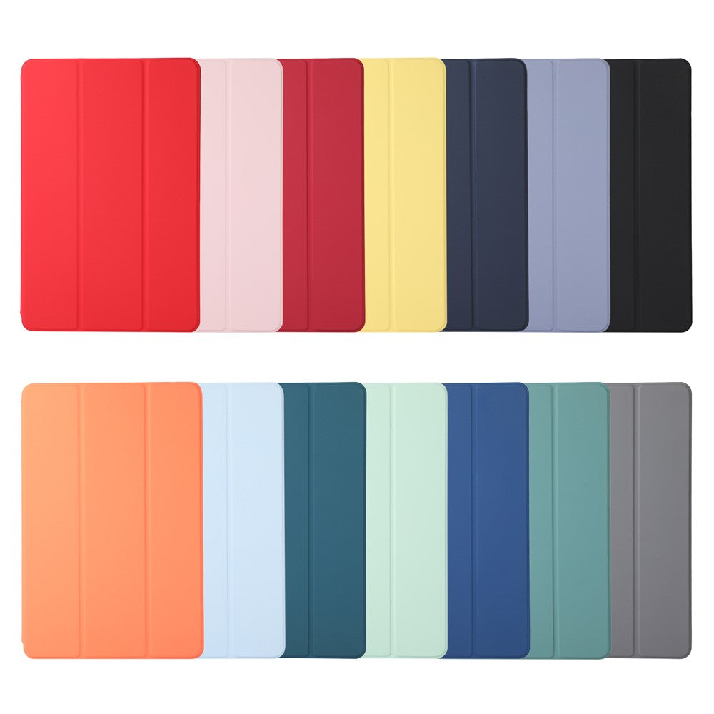Hard PC + PU Leather Auto-Absorbed Trifold Stand Light Slim Tablet Cover Shell for Xiaomi Pad 5/5 Pro
