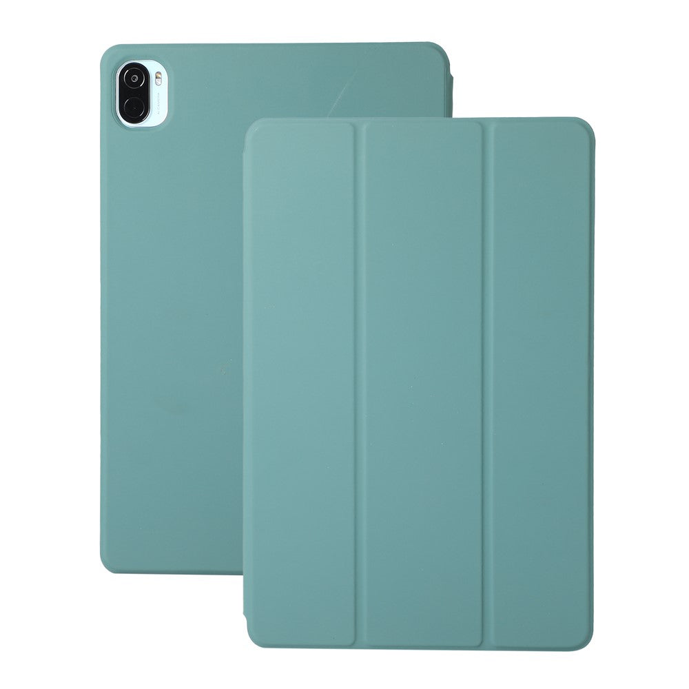 Hard PC + PU Leather Auto-Absorbed Trifold Stand Light Slim Tablet Cover Shell for Xiaomi Pad 5/5 Pro