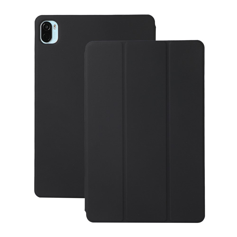 Hard PC + PU Leather Auto-Absorbed Trifold Stand Light Slim Tablet Cover Shell for Xiaomi Pad 5/5 Pro