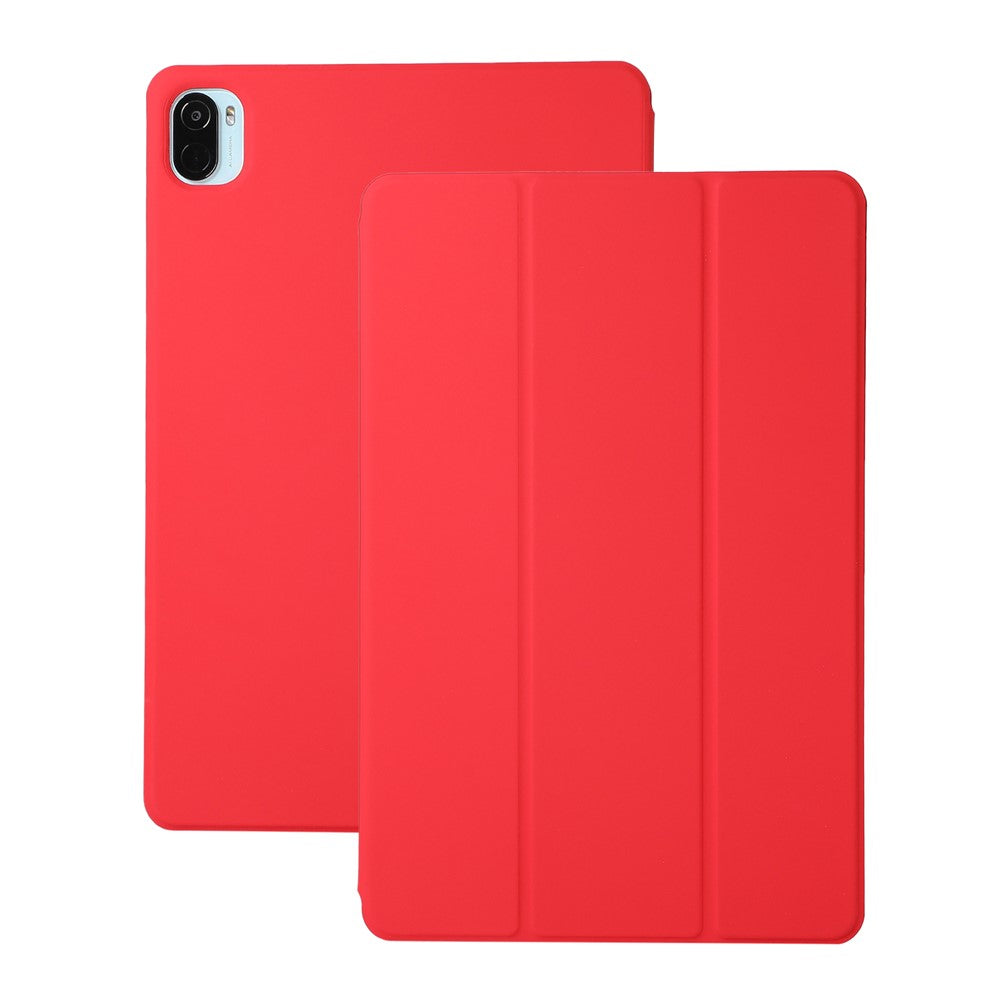 Hard PC + PU Leather Auto-Absorbed Trifold Stand Light Slim Tablet Cover Shell for Xiaomi Pad 5/5 Pro