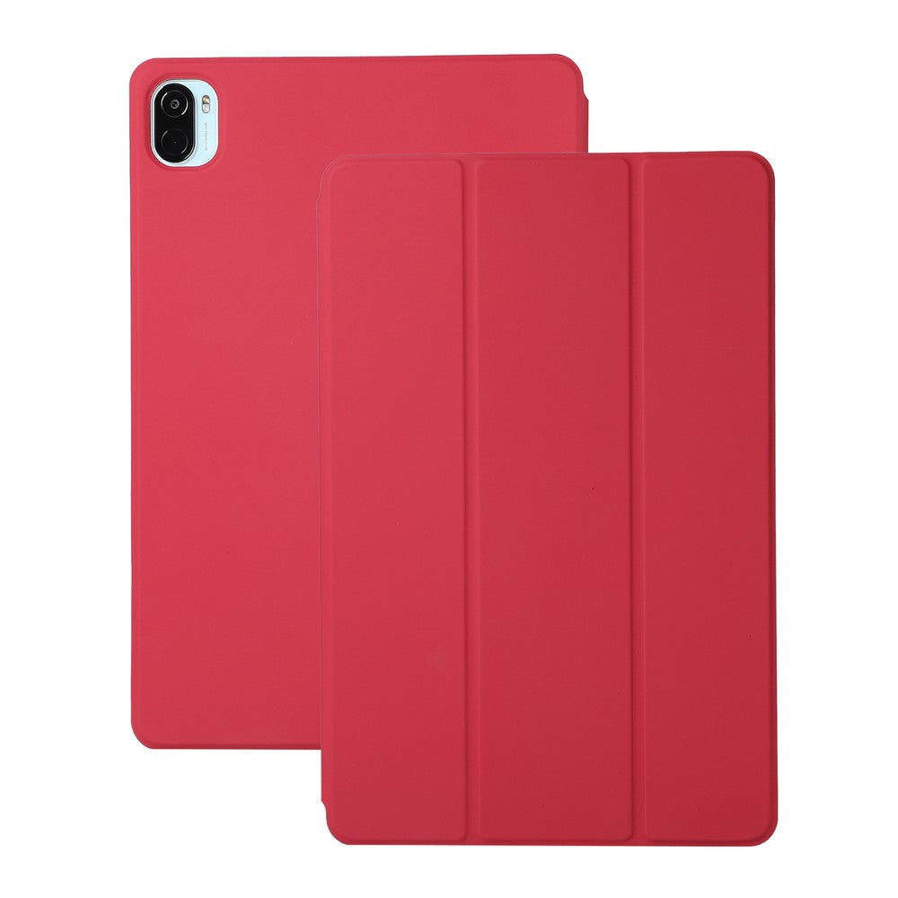 Hard PC + PU Leather Auto-Absorbed Trifold Stand Light Slim Tablet Cover Shell for Xiaomi Pad 5/5 Pro