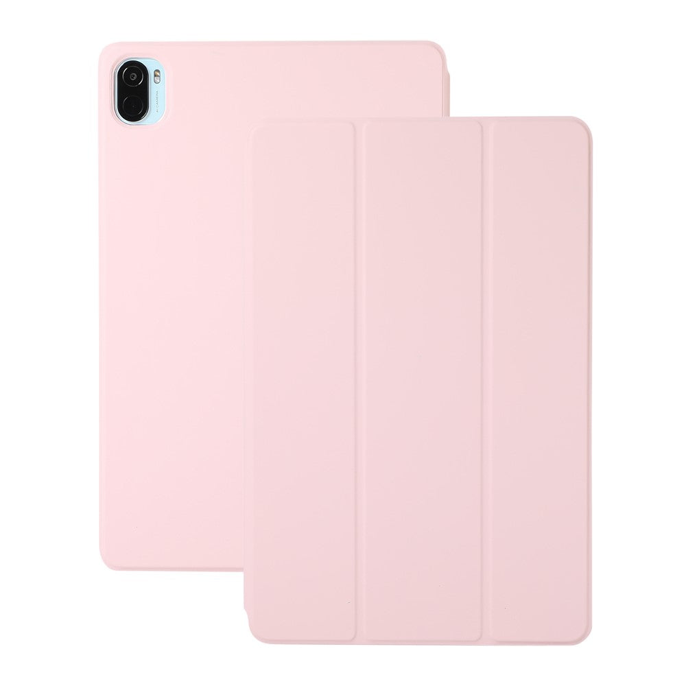 Hard PC + PU Leather Auto-Absorbed Trifold Stand Light Slim Tablet Cover Shell for Xiaomi Pad 5/5 Pro