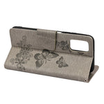 Imprinted Butterflies Flower Leather Wallet Stand Mobile Phone Case Shell Protector for Xiaomi 11T/11T Pro