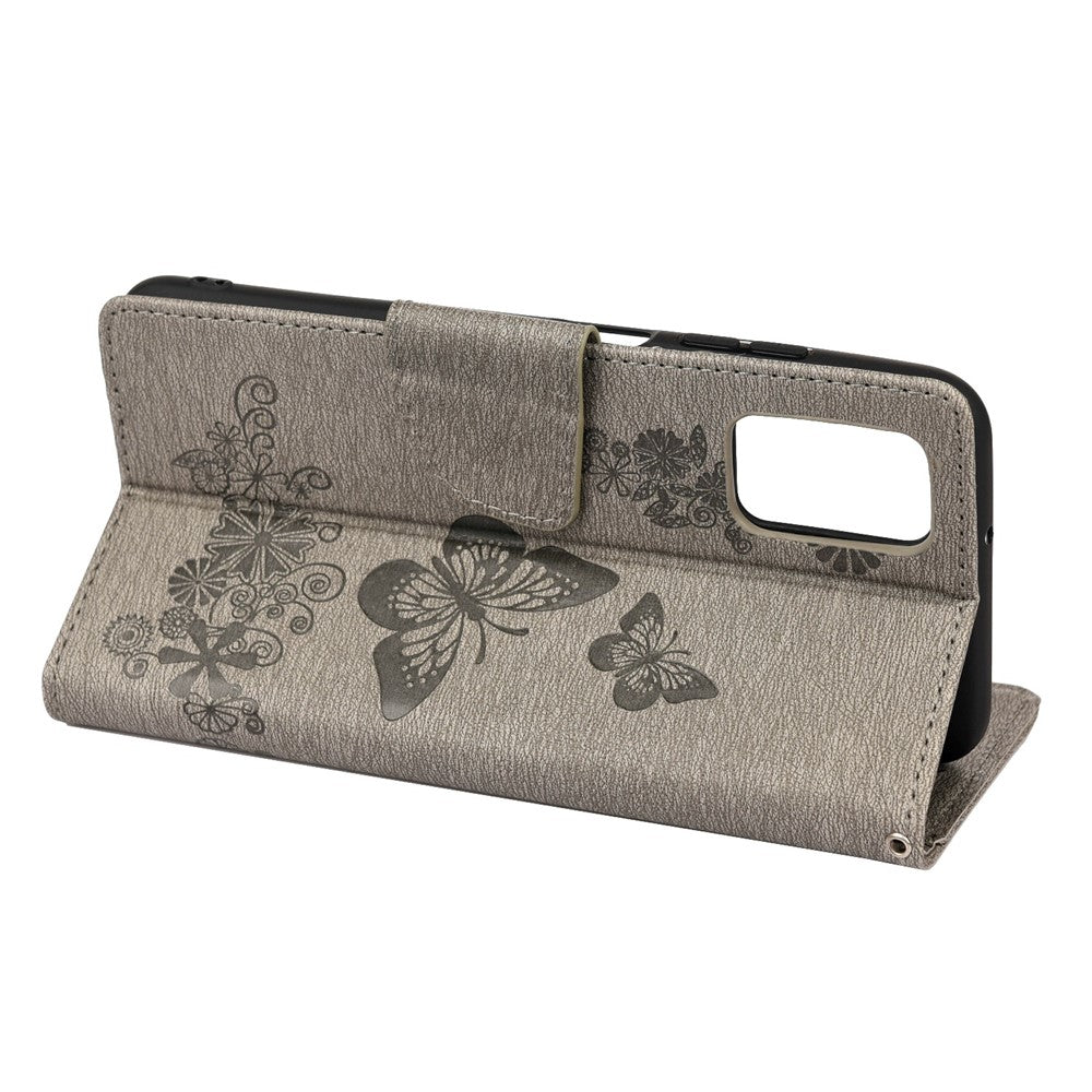 Imprinted Butterflies Flower Leather Wallet Stand Mobile Phone Case Shell Protector for Xiaomi 11T/11T Pro