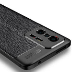 Litchi Texture Anti-fall Soft TPU Mobile Phone Back Cover for Xiaomi 11T/11T Pro