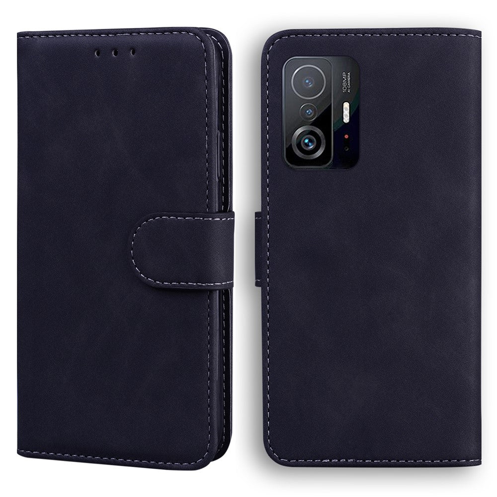 Scratch Resistant TPU PU Leather Protective Phone Case Shell with Stand and Wallet for Xiaomi 11T Pro / Xiaomi 11T