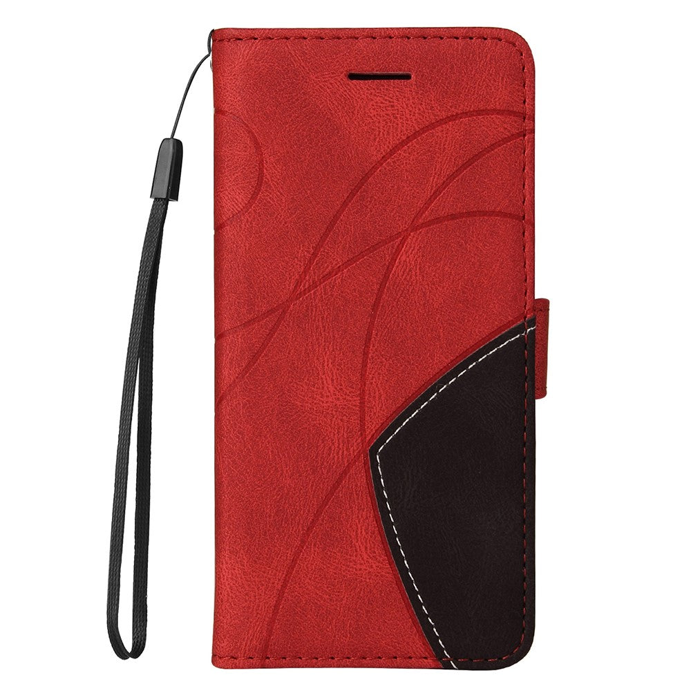 For Xiaomi 11T / 11T Pro Leather Case Wallet Stand Color Splicing Phone Cover