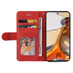 For Xiaomi 11T / 11T Pro Leather Case Wallet Stand Color Splicing Phone Cover