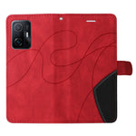 For Xiaomi 11T / 11T Pro Leather Case Wallet Stand Color Splicing Phone Cover