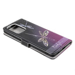 Cross Texture 3D Pattern Printing PU Leather Stand Flip Magnetic Folio Wallet Case with Strap for Xiaomi 11T / 11T Pro