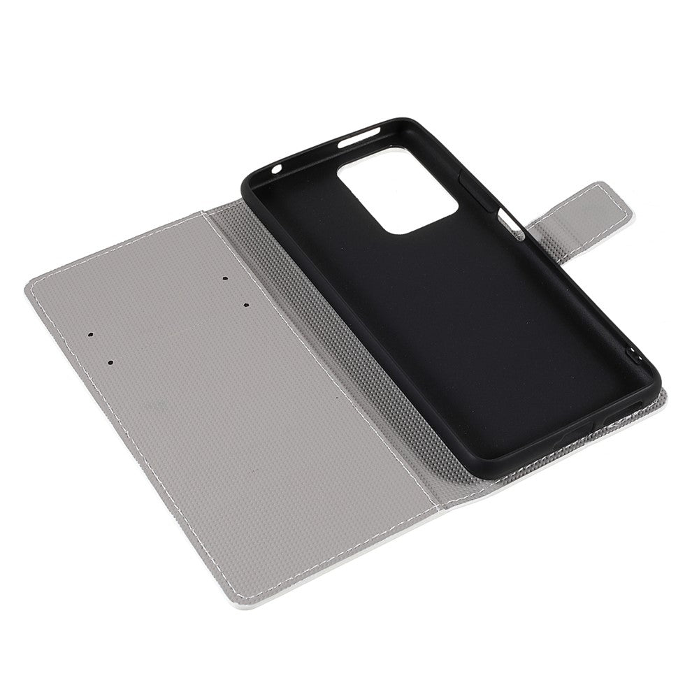 Mönstertryck Premium PU-läder Plånbok Folio Flip Stand Skyddsskal för Xiaomi 11T / 11T Pro
