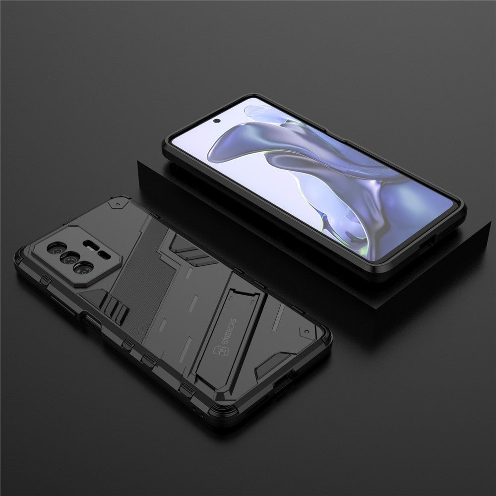 Kickstand Dual Layer Hard PC Soft TPU Rugged Protective Phone Case for Xiaomi 11T/ 11T Pro