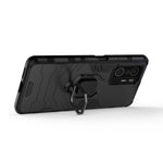 Ring Kickstand Dual Layer Soft Flexible TPU + Hard PC Rugged Protective Phone Case for Xiaomi 11T / 11T Pro