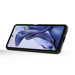 Ring Kickstand Dual Layer Soft Flexible TPU + Hard PC Rugged Protective Phone Case for Xiaomi 11T / 11T Pro