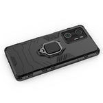 Ring Kickstand Dual Layer Soft Flexible TPU + Hard PC Rugged Protective Phone Case for Xiaomi 11T / 11T Pro