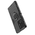 Ring Kickstand Dual Layer Soft Flexible TPU + Hard PC Rugged Protective Phone Case for Xiaomi 11T / 11T Pro