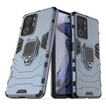 Ring Kickstand Dual Layer Soft Flexible TPU + Hard PC Rugged Protective Phone Case for Xiaomi 11T / 11T Pro