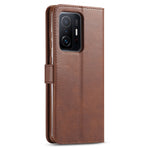 LC.IMEEKE PU Leather Magnetic Clasp Phone Cover Wallet Stand Protective Case for Xiaomi 11T/Xiaomi 11T Pro