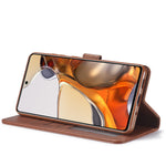 LC.IMEEKE PU Leather Magnetic Clasp Phone Cover Wallet Stand Protective Case for Xiaomi 11T/Xiaomi 11T Pro