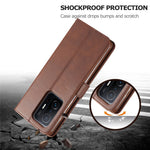 LC.IMEEKE PU Leather Magnetic Clasp Phone Cover Wallet Stand Protective Case for Xiaomi 11T/Xiaomi 11T Pro