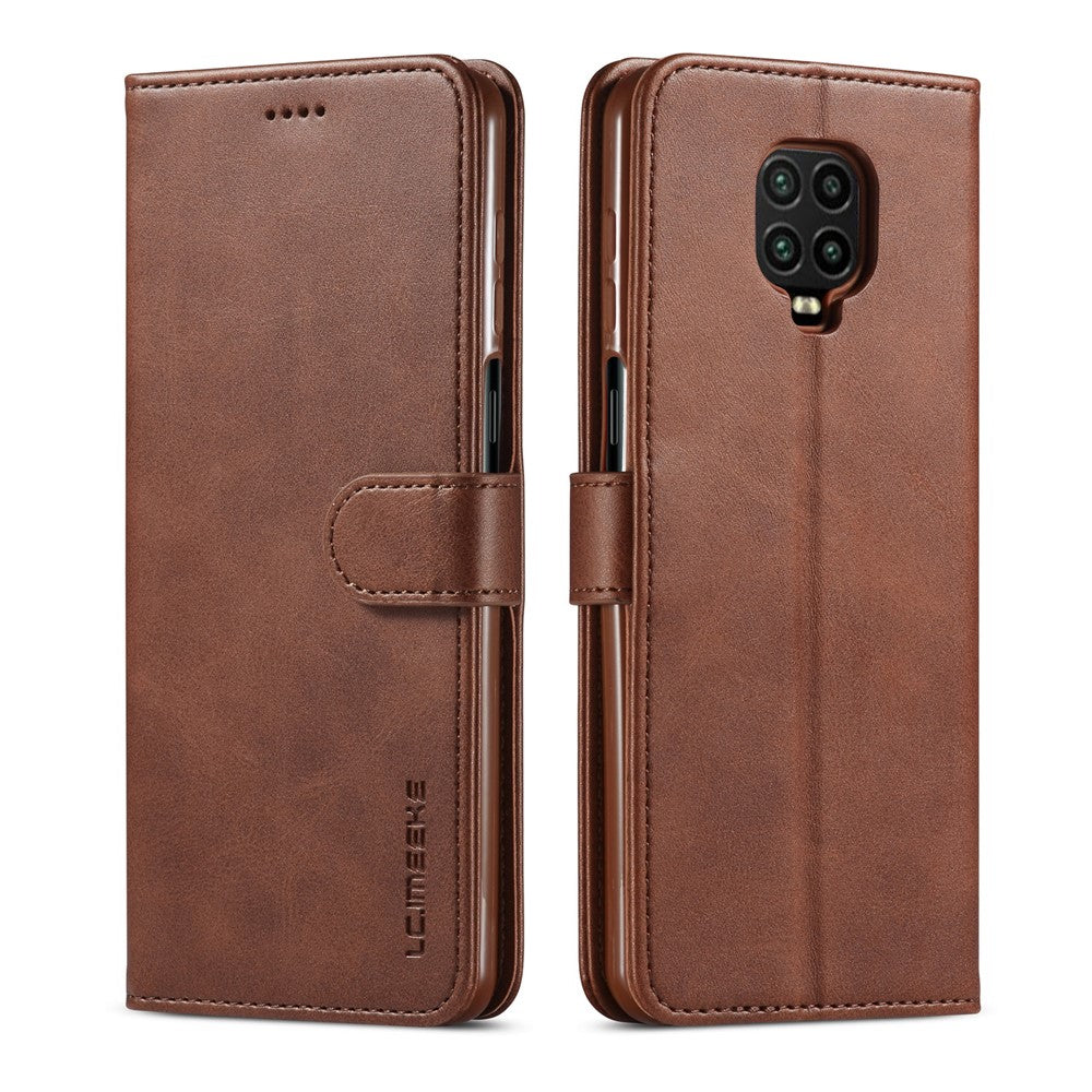 LC.IMEEKE PU Leather Wallet Stand Protective Phone Cover Case for Xiaomi Redmi Note 10 Lite