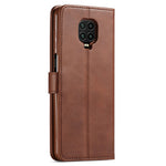 LC.IMEEKE PU Leather Wallet Stand Protective Phone Cover Case for Xiaomi Redmi Note 10 Lite