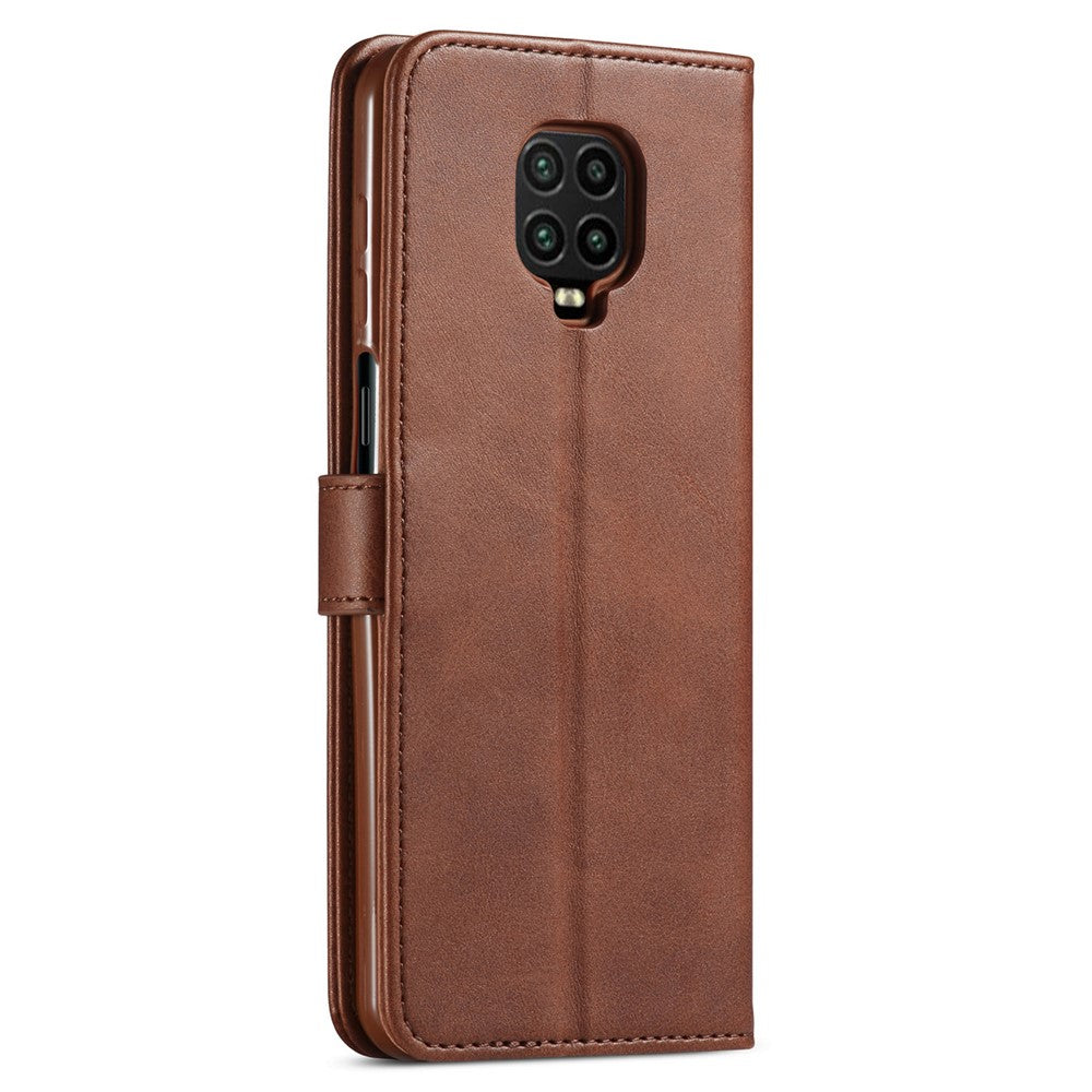 LC.IMEEKE PU Leather Wallet Stand Protective Phone Cover Case for Xiaomi Redmi Note 10 Lite