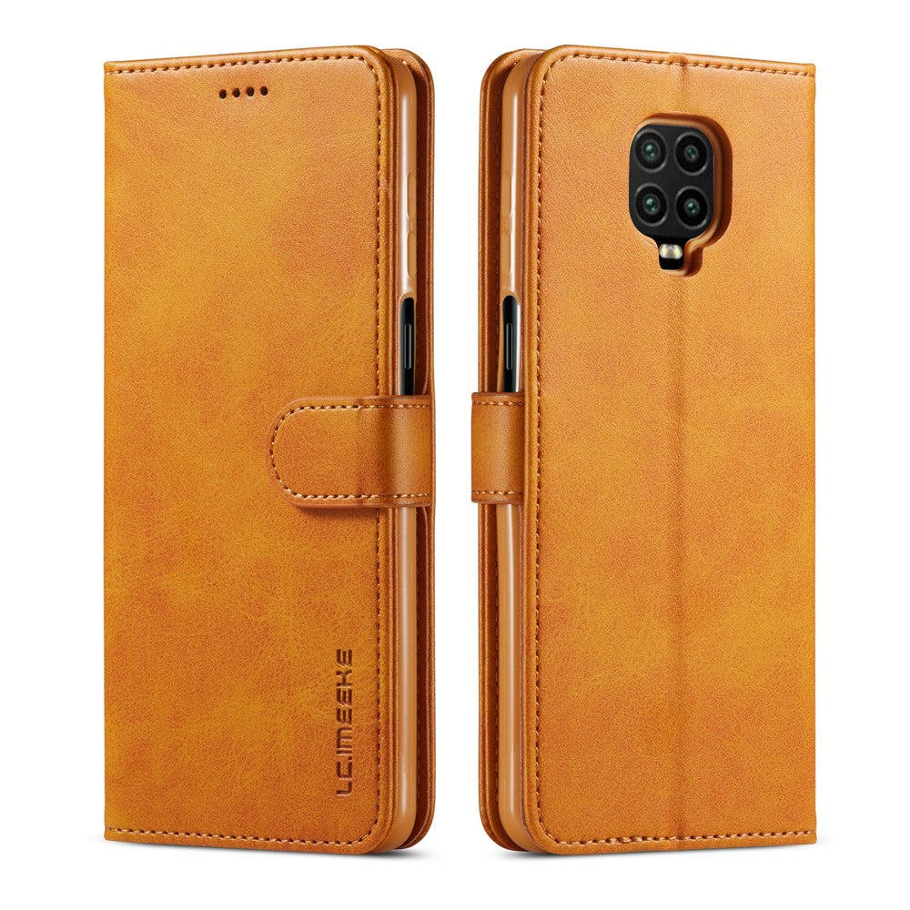 LC.IMEEKE PU Leather Wallet Stand Protective Phone Cover Case for Xiaomi Redmi Note 10 Lite