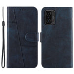 Stativ med stativ i PU-läder, plånbok och vikbart skyddsfodral med handledsrem för Xiaomi 11T / 11T Pro