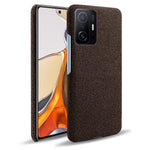 Slitstarkt mobilskal med tygbeläggning i plast för Xiaomi 11T Pro / Xiaomi 11T